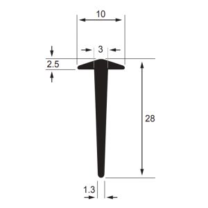NO.27 DUNLOP WEATHER STRIPS
