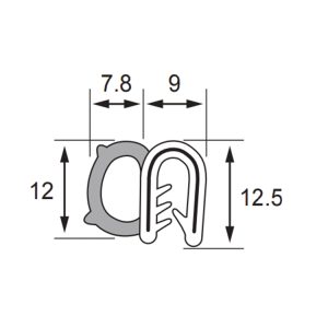PW 717 SCHLEGEL CAGE GRIP RANGE 1.0 - 3.0MM
